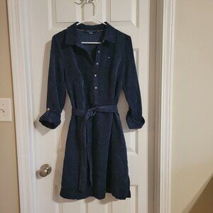 Tommy Hilfiger Navy Corduroy Dress